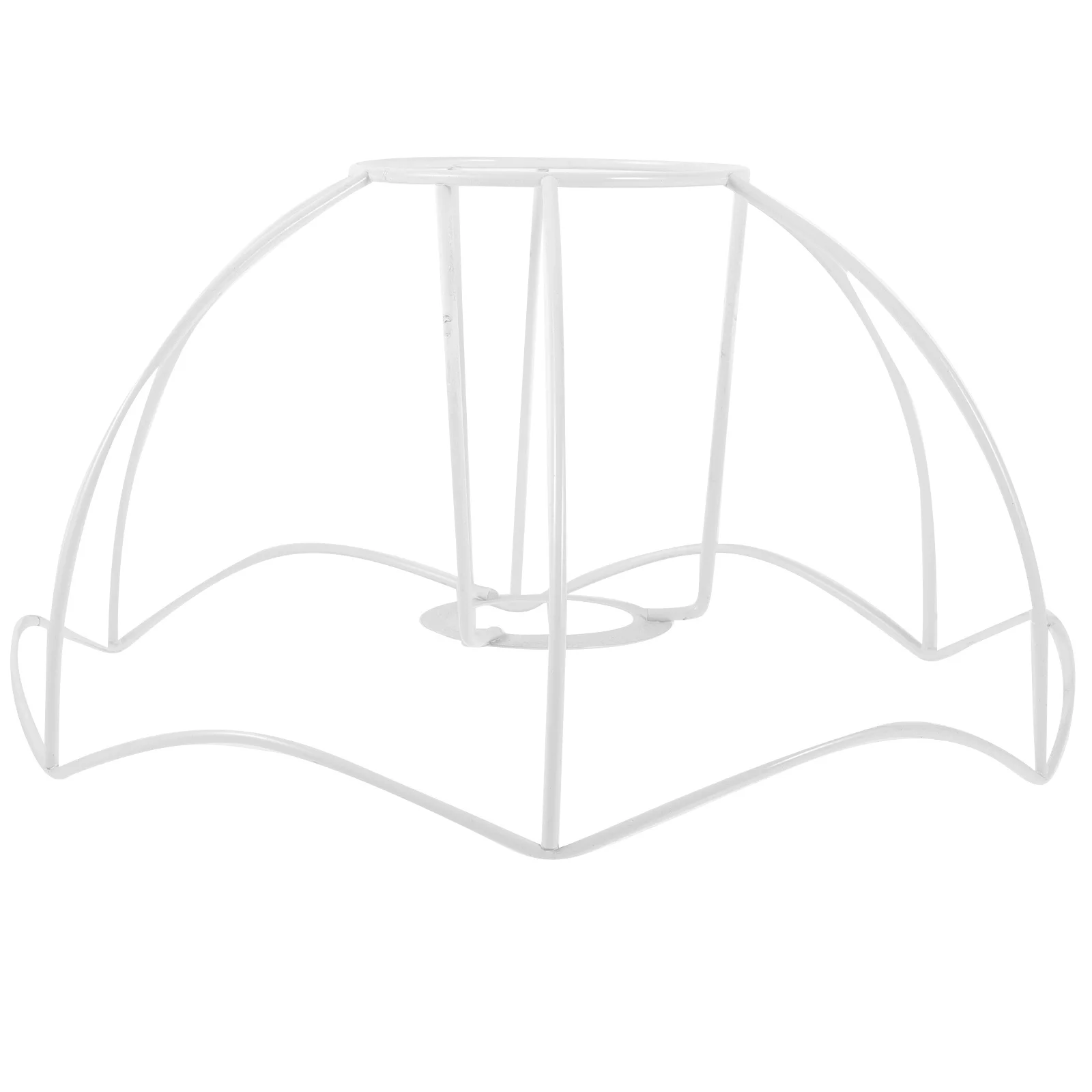 الحديد غطاء مصباح الإطار قوي معدن DIY الجدول غطاء خفيف رفوف الزخرفية سهلة التركيب المنزل مكتب مقهى عاكس الضوء الإطار #2