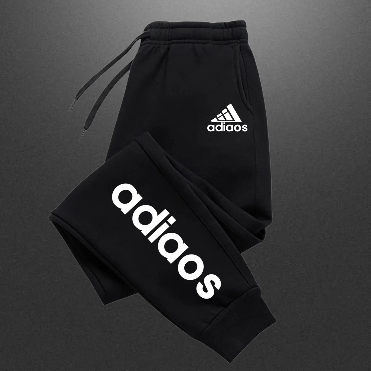 Men's sweatpants, trendy autumn and winter sports pants, jogging fitness running pants, casual, trendy, comfortable and fas