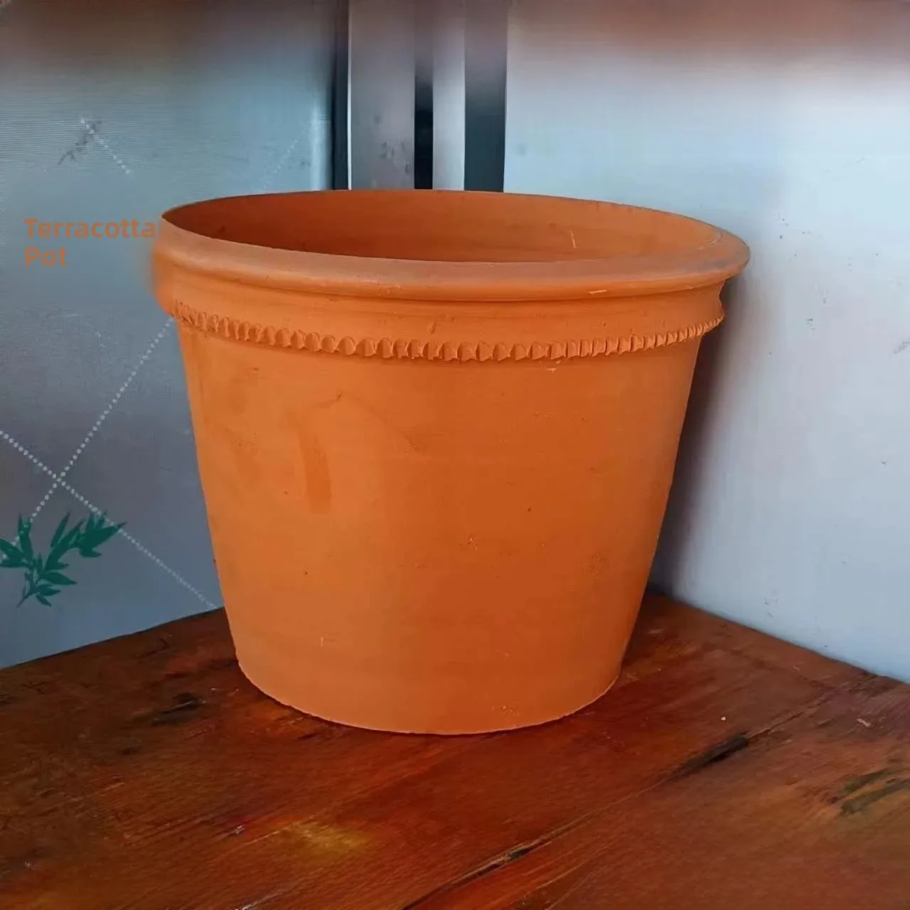 Handmade Red Clay Flower Pot Large Size Breathable Traditional Style Home Decorative Earthenware Vase Simple Modern Ceramic