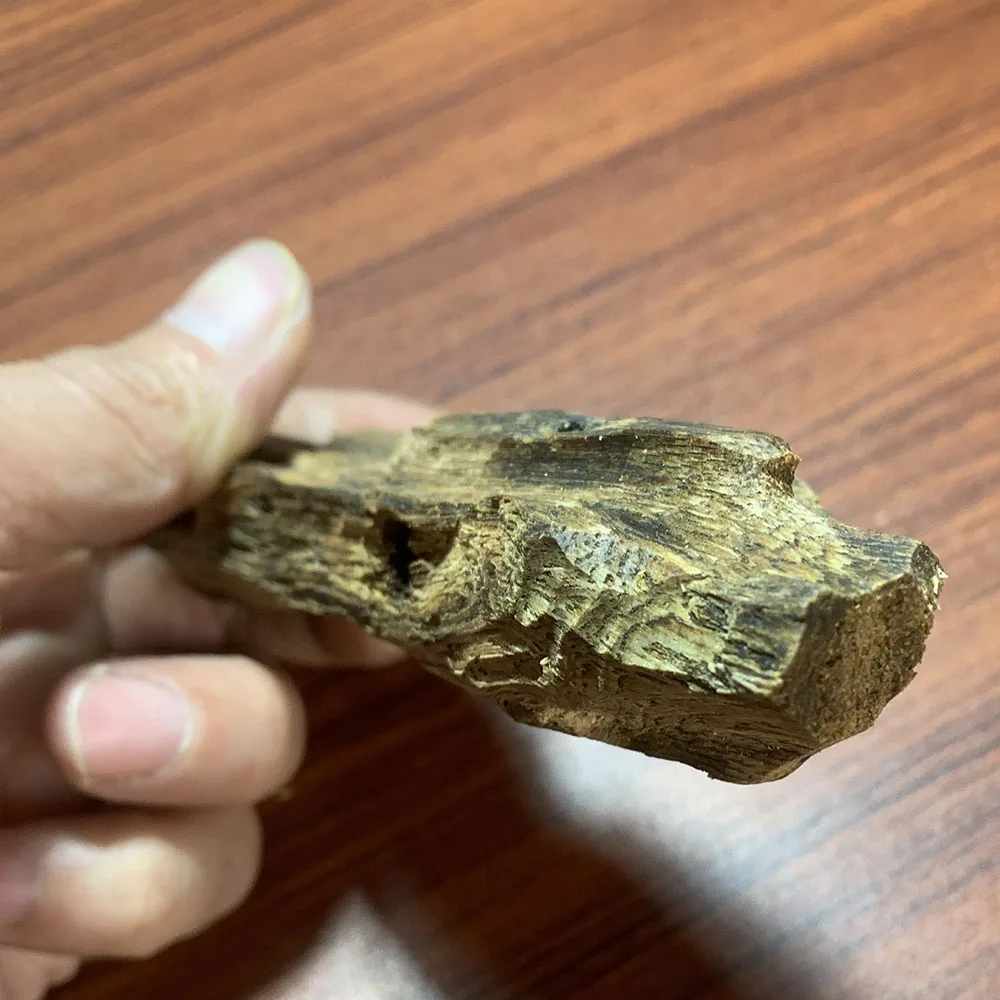 Authentic Kynam Block 35g Kyara Jin-Koh Oud Wood Home Tea House Decor Self‑Cultivated Natural Nectar & Fruit Smell