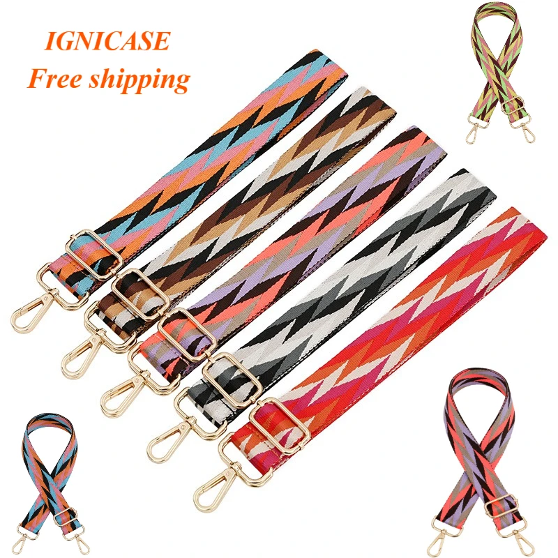 IGNICASE Color Shoulder Strap Bag Accessories Single Shoulder Oblique Span Replacement Long Schoolbag Backpack Shoulder Strap