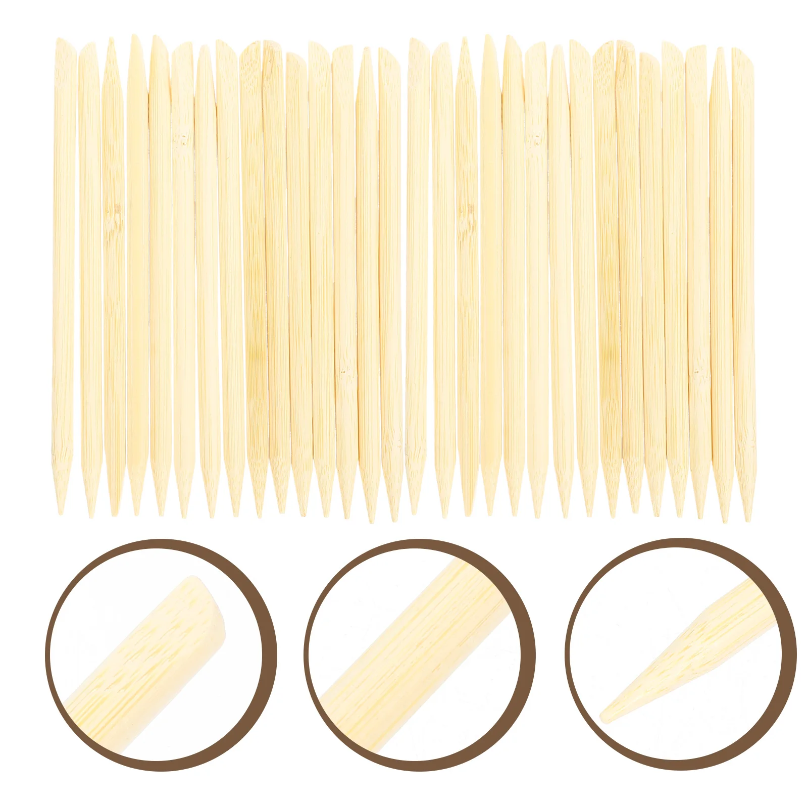 

Бамбуковые ручки для царапин, набор из 100 полированных безопасных ручной работы для взрослых, инструмент для рукоделия, скребок