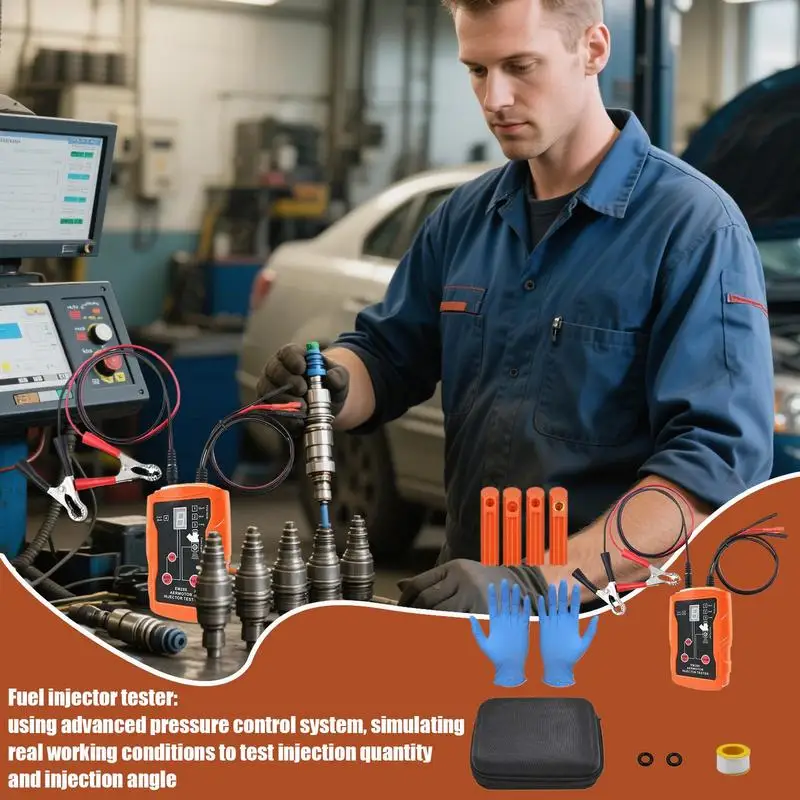 Injector Tester Automobile Fuels Injector Automotive Test Tool For Pressure Induction Cleaning And Removal Repair In Car