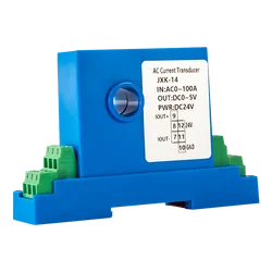 AC DC Current Transmitter 4-20mA 0-5V 0-10V DC Current Transducer 8mm/12mm 10A-50A-100A-200A Ampere Current Sensor Transmitter