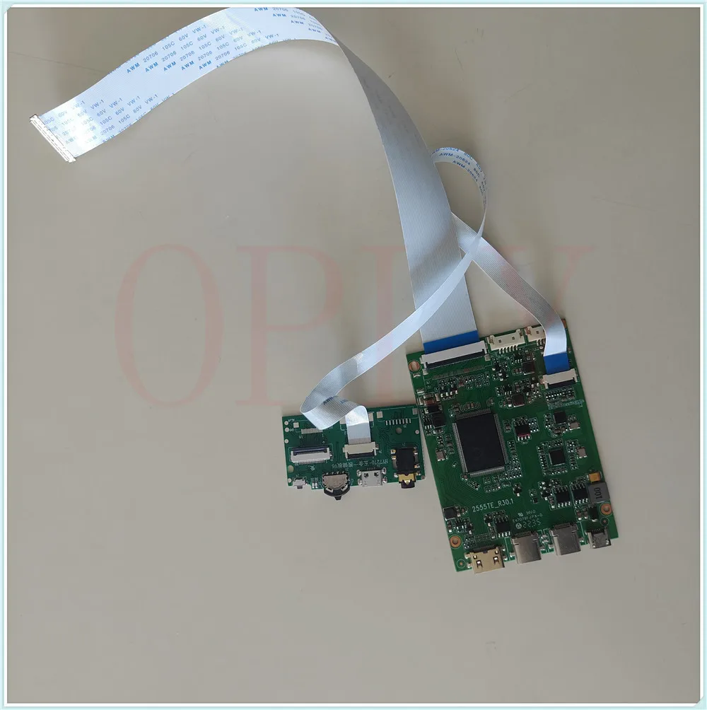 

For B160QAN03 LP160WQ1 LP160WQ2 16” 2560X1600 TYPE-C Mini HDMI-compatible Micro USB Screen DIY LCD Controller Board kit EDP