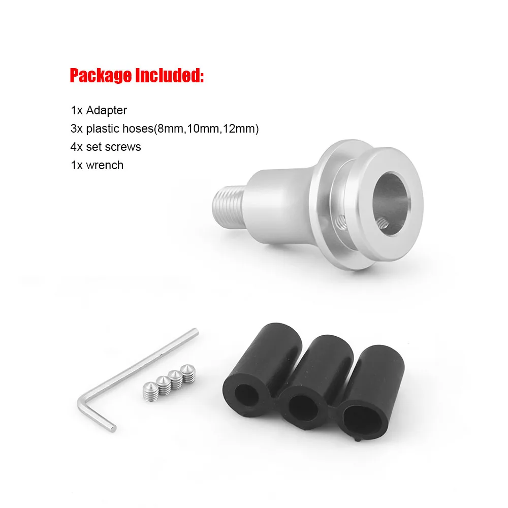 Universal Auto Manueller Schaltknauf Adapter für M12x1,25 Gewinde Aluminiumlegierung – Detail 10