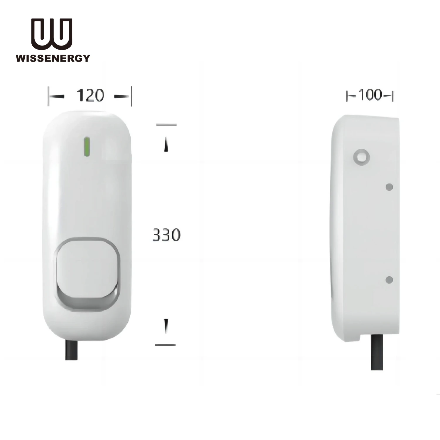 Station de recharge Smart White Ev, 3,6 kW, 16A, monophasé, meilleur prix, boîtier de sécurité pour usage résidentiel