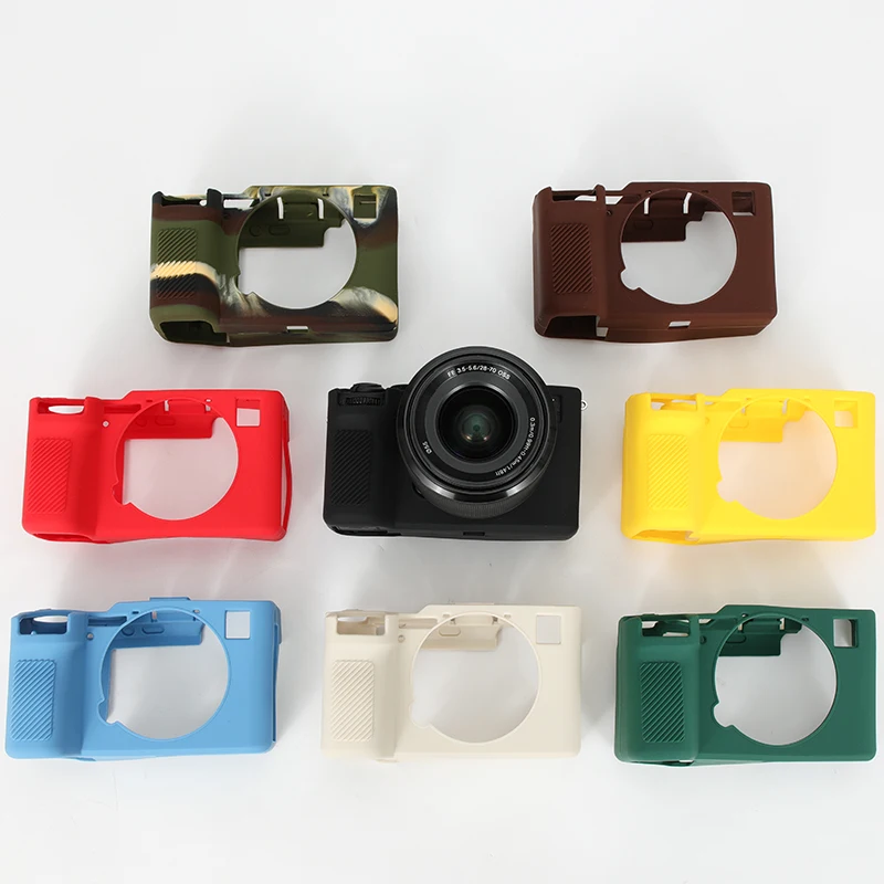 For SONY A7C II Soft Silicone Camera Case Smooth Protector Case Digital Silicone Comfortable Feel Camera A7C Bag Case