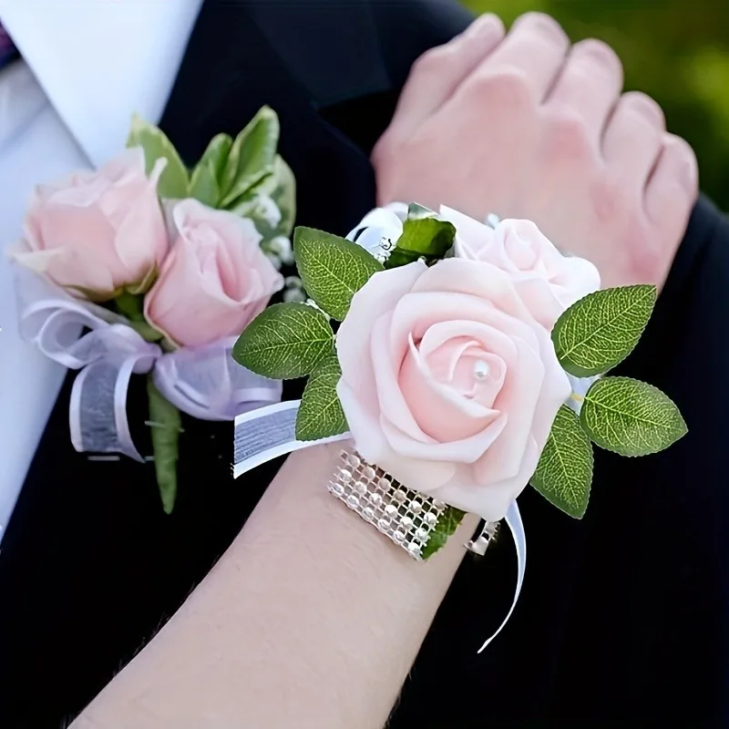 10-100 قطعة من أوراق الورد المقلدة، أوراق زهور الورد الاصطناعية الخضراء المزيفة DIY باقة الزفاف ديكور المركزي لتزيين الحفلات