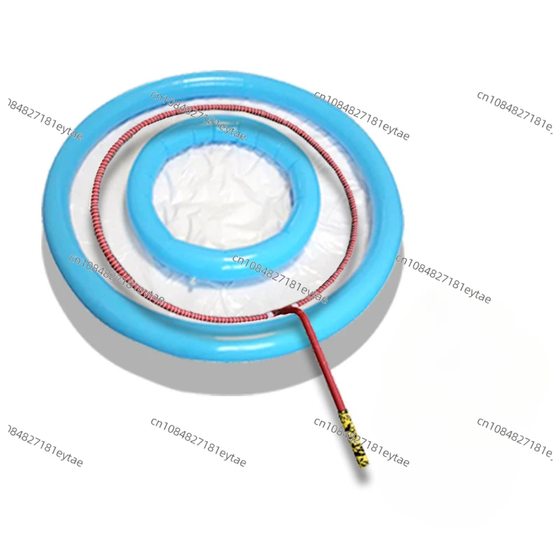 New Magic Bubble Show Props Set, Red Cloth Tub for Blowing Large Bubbles, Enchanting Performance Tool