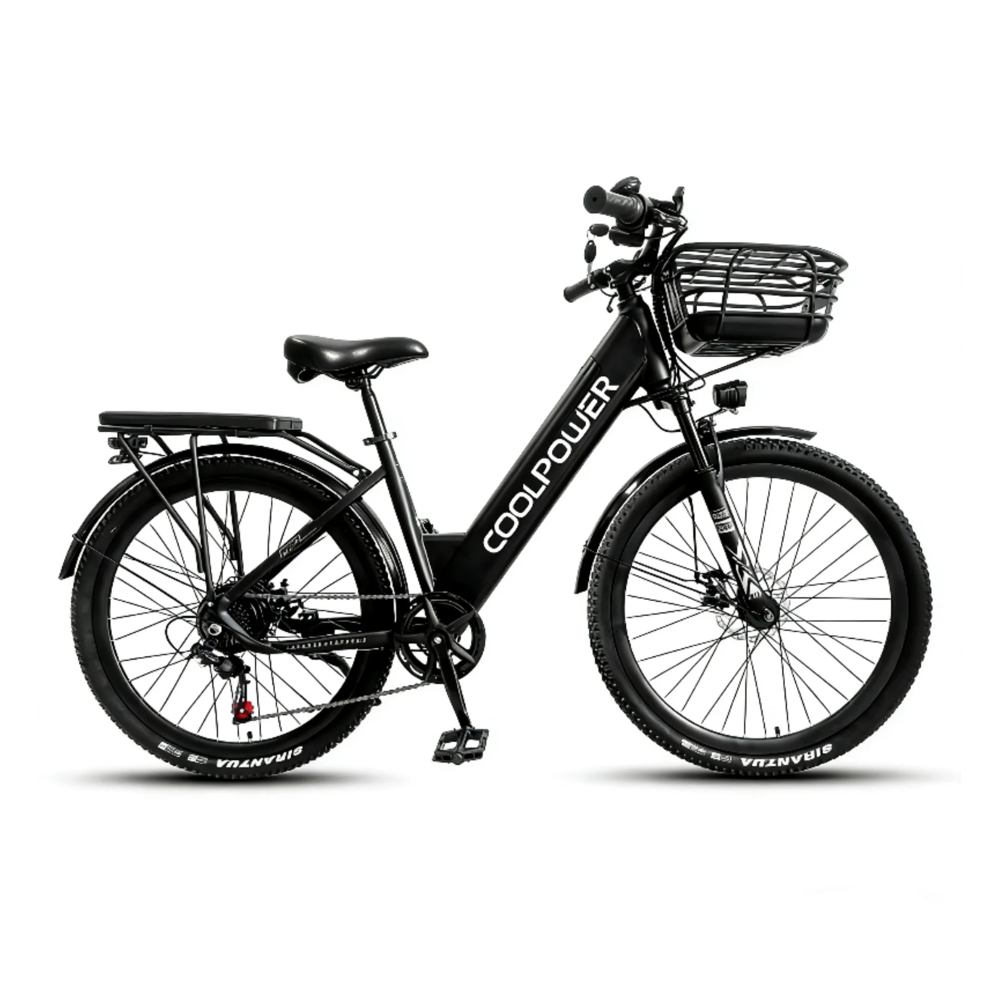 Adult E-Bike 48V 20Ah Battery 70 Range Road Electric Bicycle 26-Inch Tire City Ebike，Electric Bike