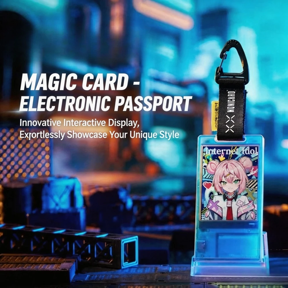 Monicard Magic Card Electronic Pass Badge NFC Bluetooth Smart