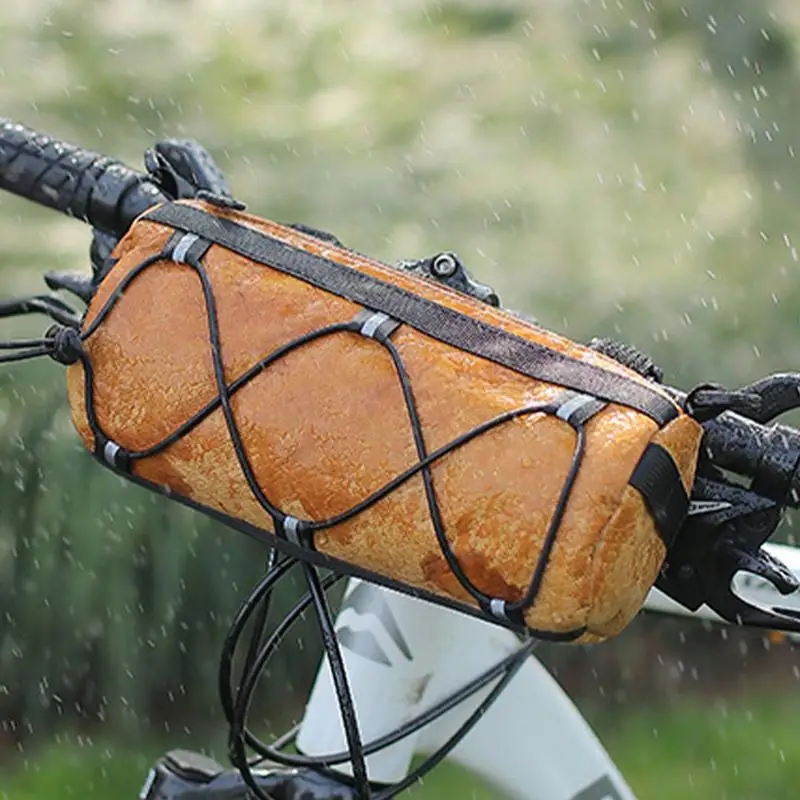 Borsa da manubrio per bicicletta 2L borsa da bici multifunzionale impermeabile di grande capacità per tracolla/vita/telaio