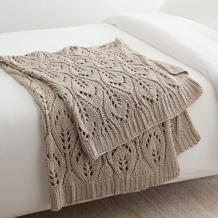Knitted Sofa Casual Blanket Nordic Style Sofa Decoration  New Arrival Woolen Blanket Multifunctional Blanket