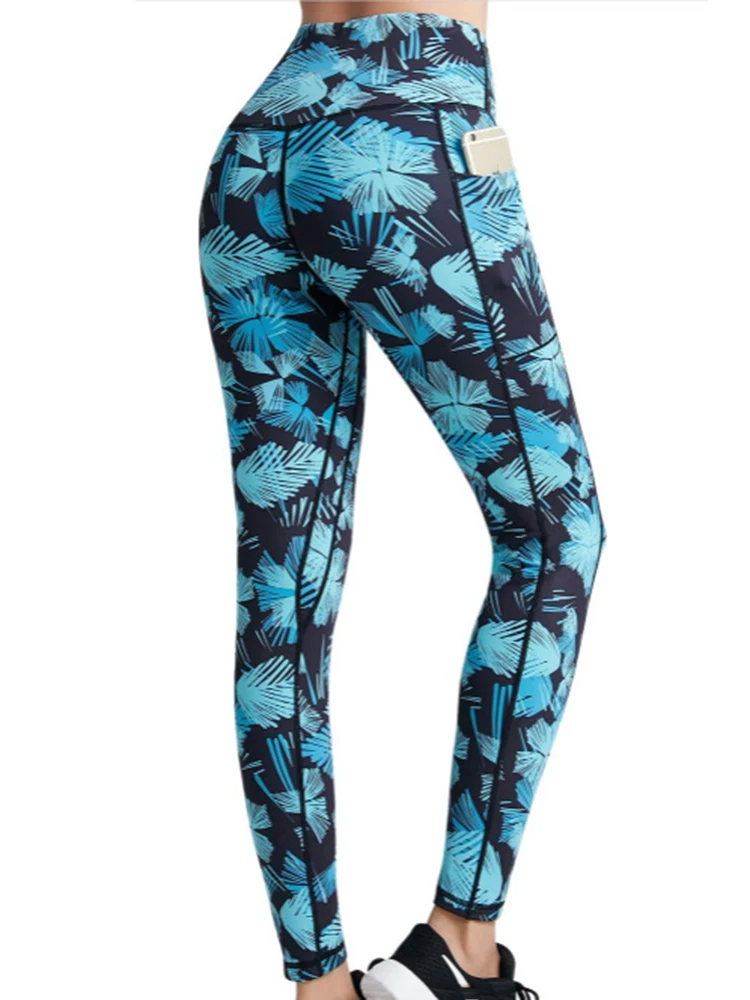 Leggins Yoga vita alta Fitness Running Joggings allenamento Leggings donna elastico Push Up collant ragazze pantaloni da palestra