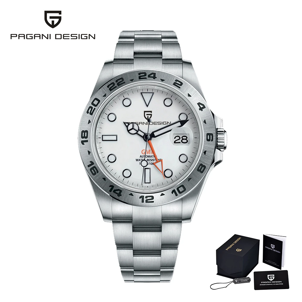 Pagani Design 2026 Nieuw Heren Duikhorloge 42mm Saffier Automatisch Mechanisch GMT Horloge 100m Waterdicht PD1682 - afbeelding 1