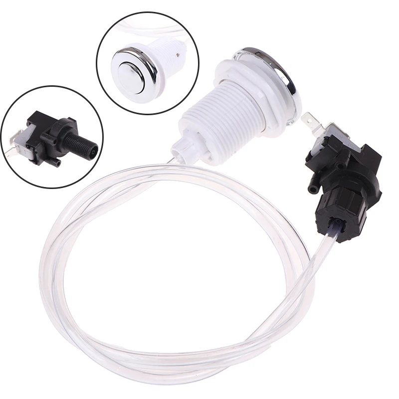 {#} 16A On Off Push Air Button Switch Jet Tool Set Pneumatic Air Pressure Switch Knob Bath Spa Tubing Kits For Home Tool
