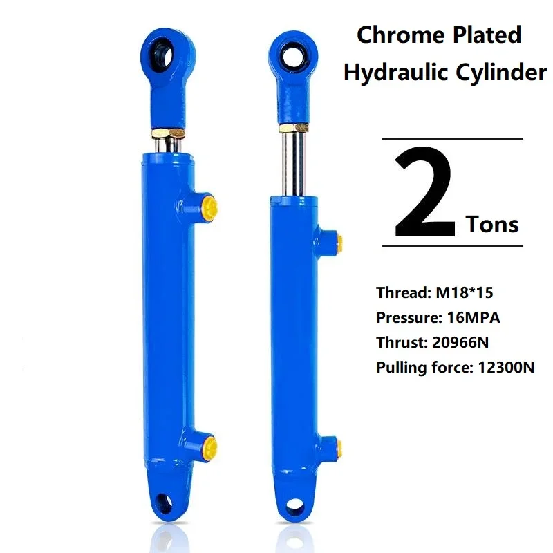 

2 Tons 40 Bore Single Bidirectional Hydraulic Cylinder Lifting Engineering Cylinder Custom Pump Station Forklift Truck Cylinder