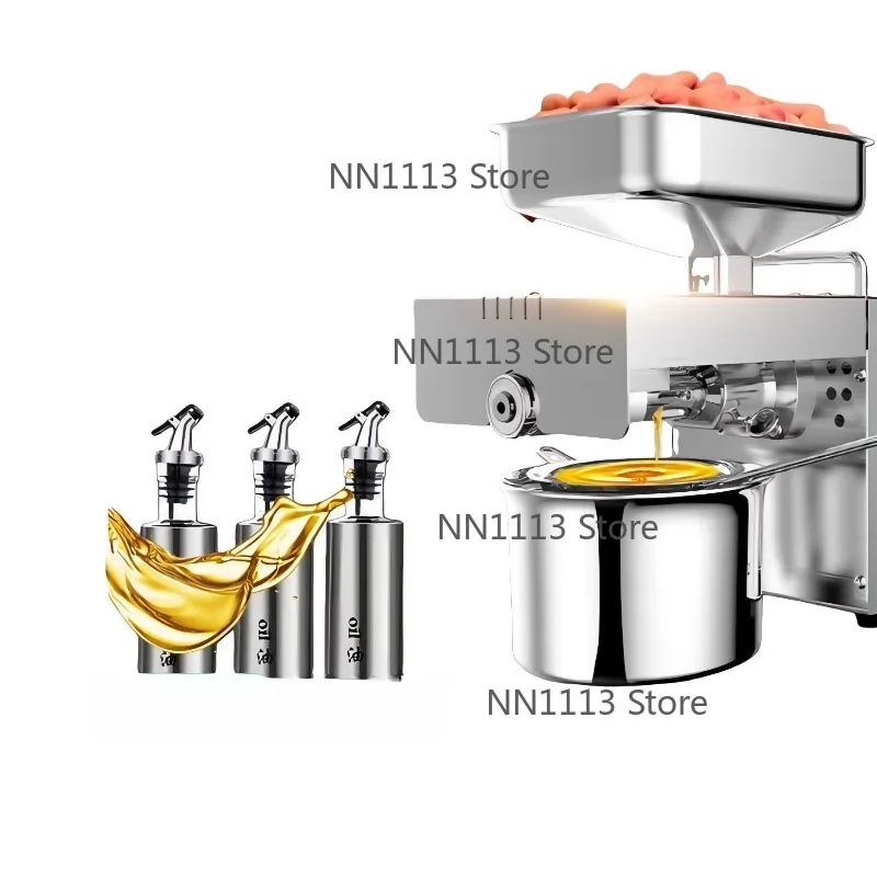 

Home & Commercial Use, Easily Press Over 30 Oilseeds Including Nigella Sativa, Detachment, Easy Cleaning