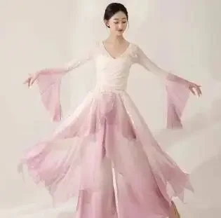 

que, vêtements en fil nickel é, pantalons légers, vêtements d'exercice, danse classique chinoise, nouveau