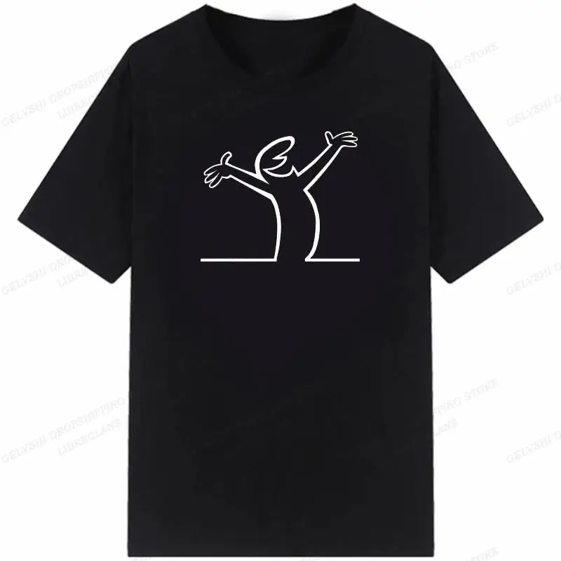 The Line Osvaldo Cavandoli T Shirt Fashion Hip Hop  La Linea T Shirt Casual Crew Neck Plus Size T Shirt Women