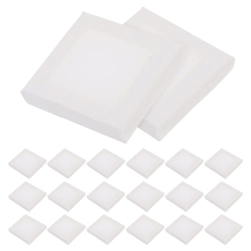 

20Pcs Oil Painting Frames Mini Cotton Canvas Small Canvases for DIY Painting Home Decoration Gifts Small Canvases