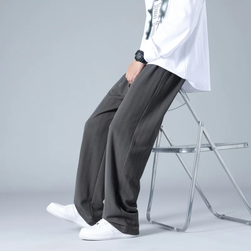 

Модные и универсальные спортивные брюки для отдыха на открытом воздухе, прямые брюки, высококачественные модные универсальные мужские удобные дышащие брюки