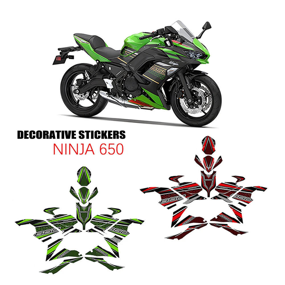 

For Kawasaki NINJA 650 Accessories Sticker Anti-Scratch Sticker Protective Film 2018-2021NINJA Motorcycle Fuel Tank Sticker