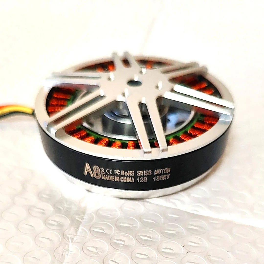 135kv (7210)A8 External Rotor Brushless Motor for Drones And RC Planes High-Performance Electric Motor