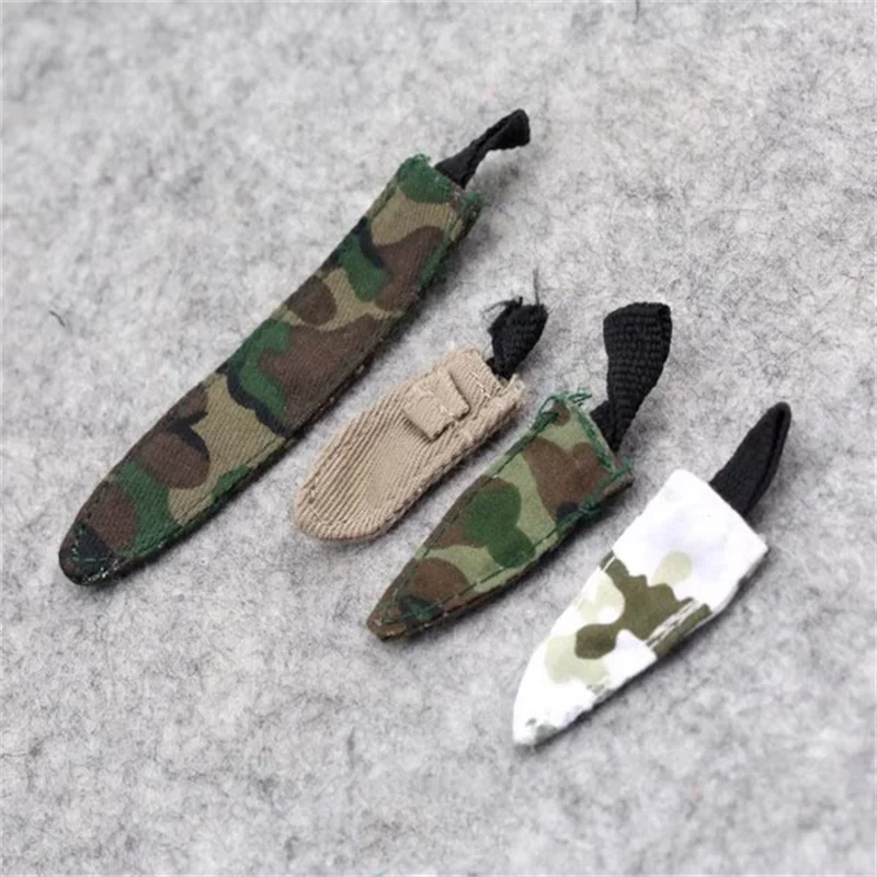 

1/6 Soldier Scene Accessories Dagger Knife Pouch Model Toy For 12'' Action Figure In Stock Collection