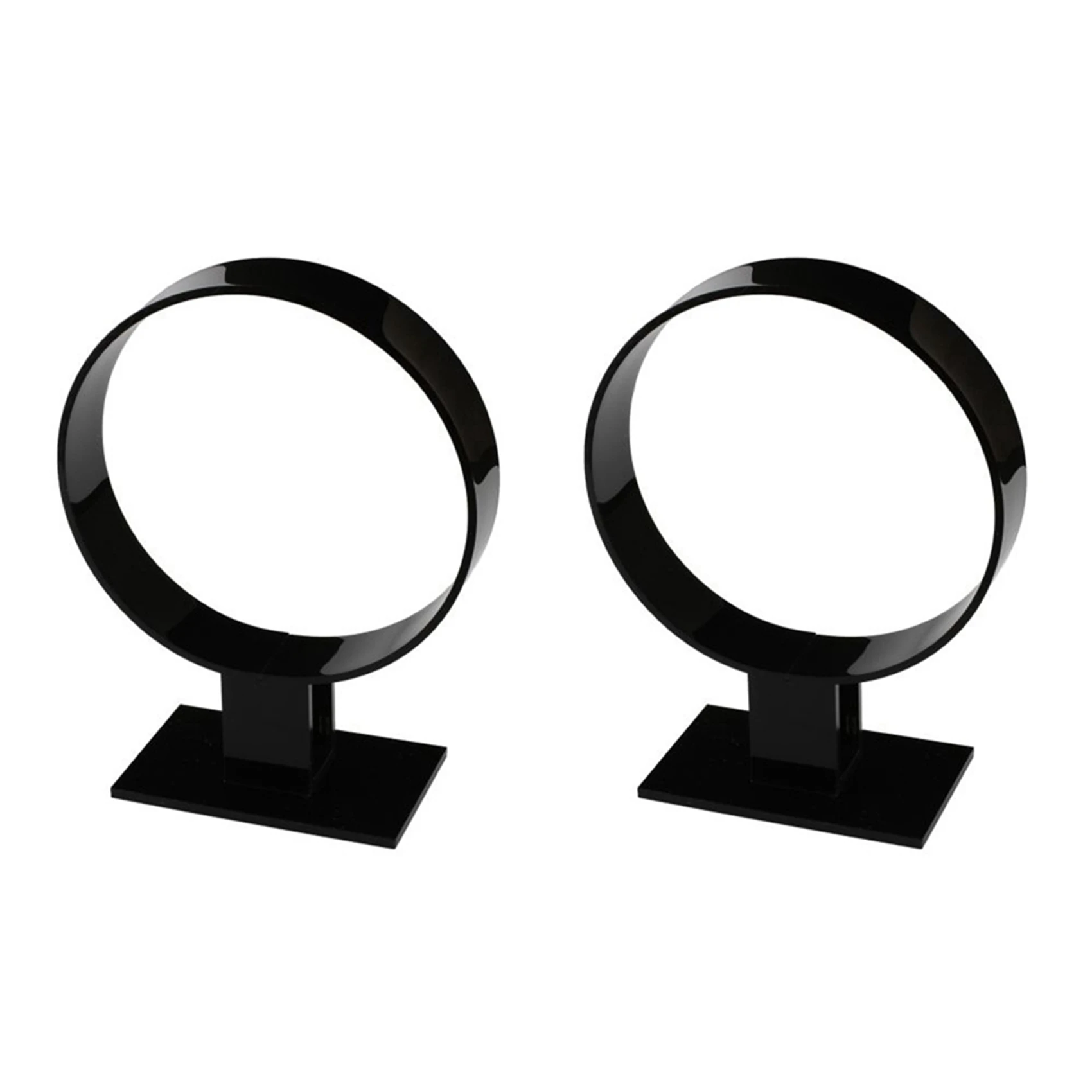 【COUPON!】{0}2X Acrylic Headband Holder, Hair Accessories, Headband Display Stand, Jewelry Holder Black