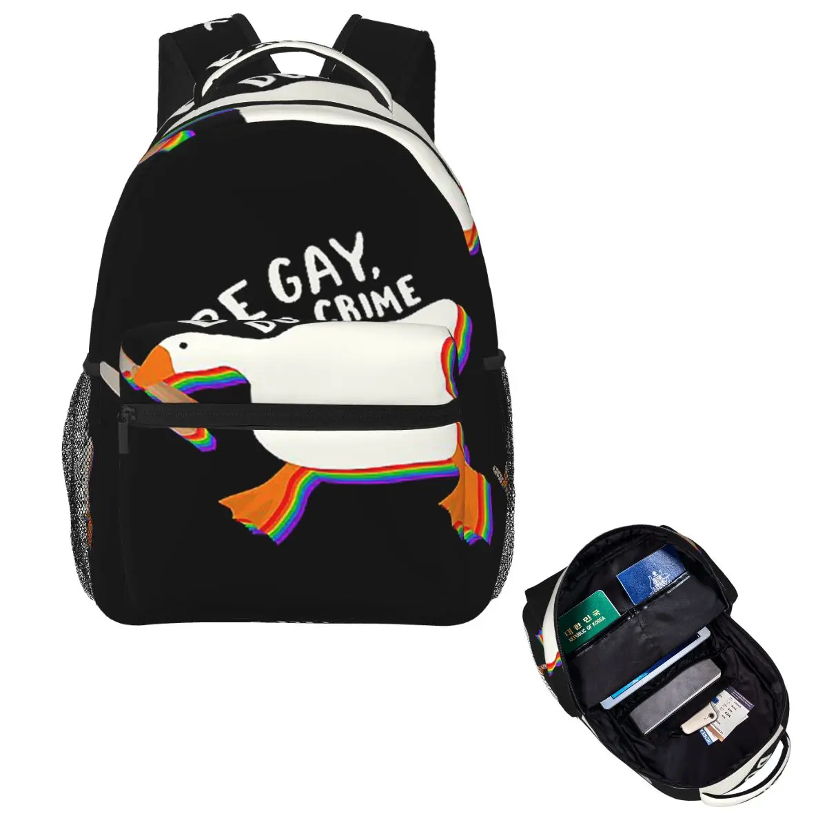 

Рюкзак Be Gay Do Crime Goose, Лидер продаж, рюкзак большой емкости, детская сумка для книг, школьная сумка, сумки на плечо для мужчин и женщин