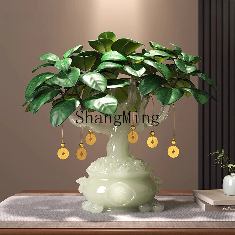 

ZYY Fortune Tree Cornucopia Ornament Lucky Ornament Entrance Front Desk Wine Cabinet Decoration Ornament