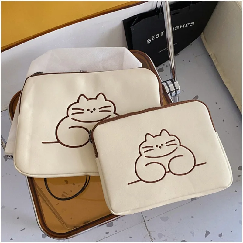 Ins Cute Laptop Sleeve Bag 11 13 Inch Laptops Bags Sleeves for MacBook Pro 13 Air M2 Notebook Tablet Carring Bag Shockproof