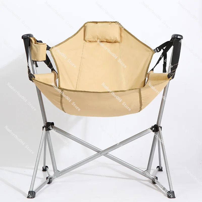 

Outdoor folding camping beach folding household leisure swing chair