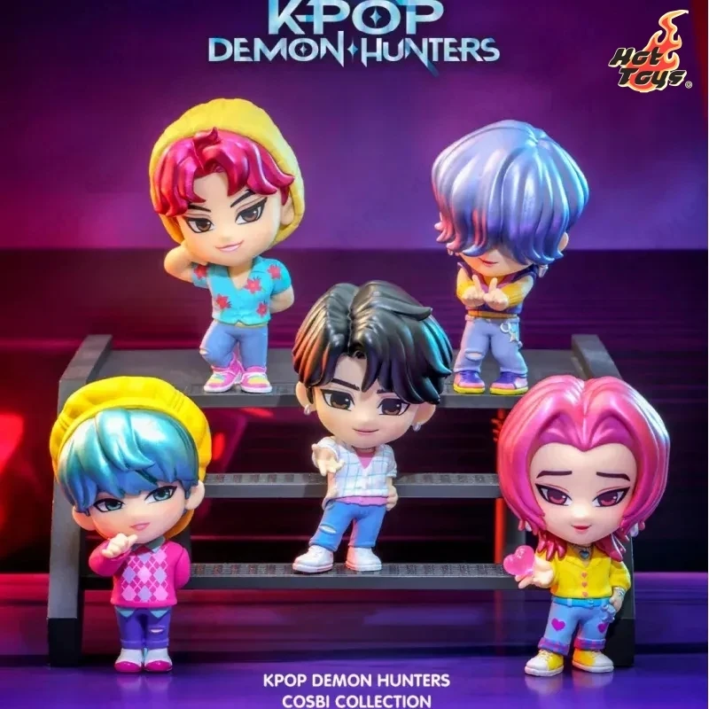 Hot Toys Colección Cosbi K-POP Demon Hunters Caja Sorpresa Q Mini Figura Rumi Mira Zoey Alto Valor Coleccionable Nueva Tendencia Juguete Regalo