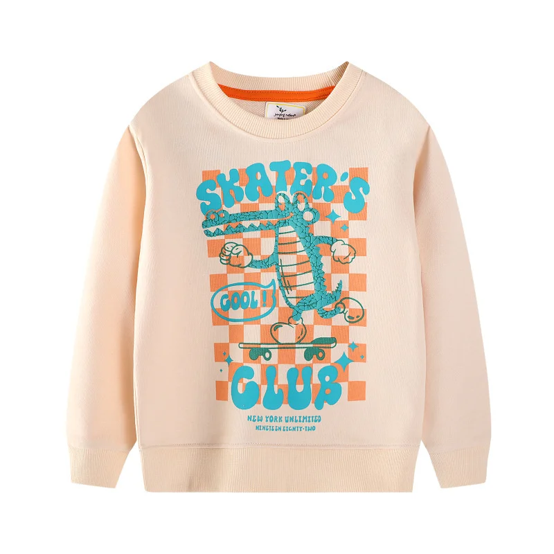 

Jumping Meters 2-7T Long Sleeve Boys Sweatshirts Shirts Kids Clothes Autumn Spring Children Clothing Animals Sportshirts Tops