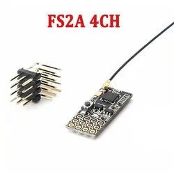 FS2A 4CH AFHDS 2A Mini ricevitore compatibile uscita PWM per trasmettitore Flysky i6 i6X i6S / FS-i6 FS-i6X FS-i6S