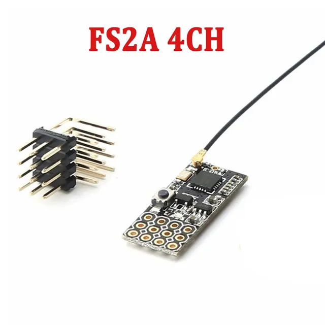 FS2A 4CH AFHDS 2A Mini kompatybilny odbiornik Wyjście PWM do nadajnika Flysky i6 i6X i6S / FS-i6 FS-i6X FS-i6S