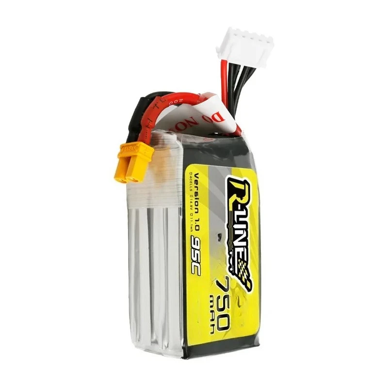 For RC Helicopter Quadcopter FPV Racing Drone Parts 14.8V Battery TATTU-R-LINE 1.0 4S 14.8V 750mAh 95C LiPo Battery