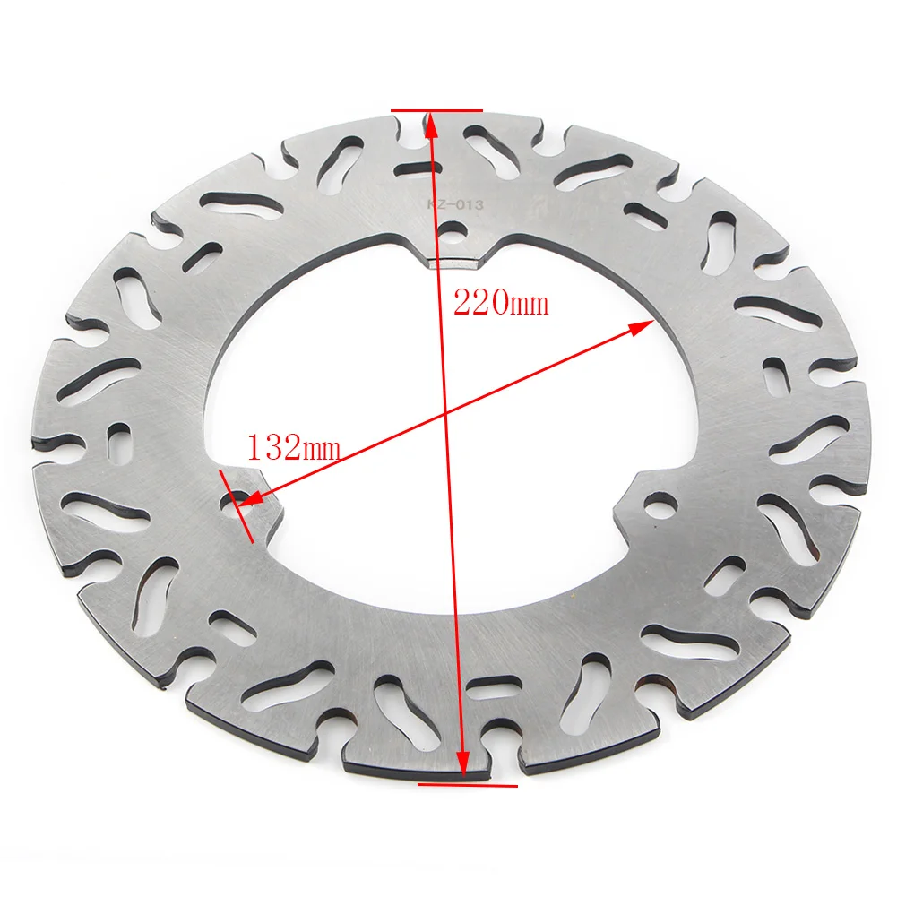 Motocycle Racing Rear Brake Disc Round Rotor For Yamaha YZ-F R3 YZF R25 2015 2016 2017 2018 2019 Stainless Steel 220mm