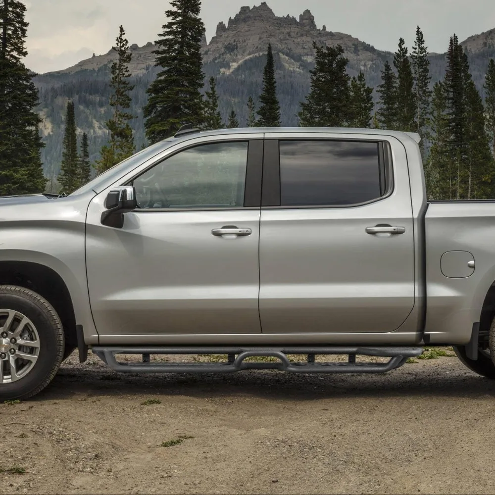 Pedane BINARY STAR compatibili con il veicolo Dodge Ram 1500 Crew Cab 2019-2025 (Excl. Modello Classico/Ram 2500 3500). 4 gradini