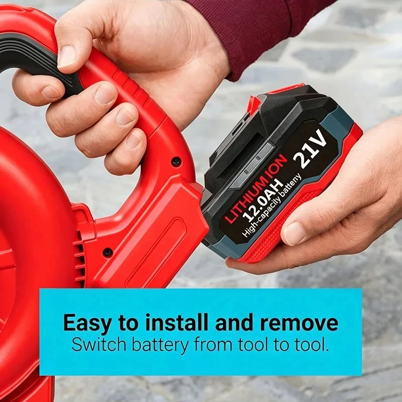 21V 12.0Ah Lithium Ion Battery Pack Replacement for Makita 18V LXT Cordless Tools Battery, Fits DDF487 BL1830 BL1850