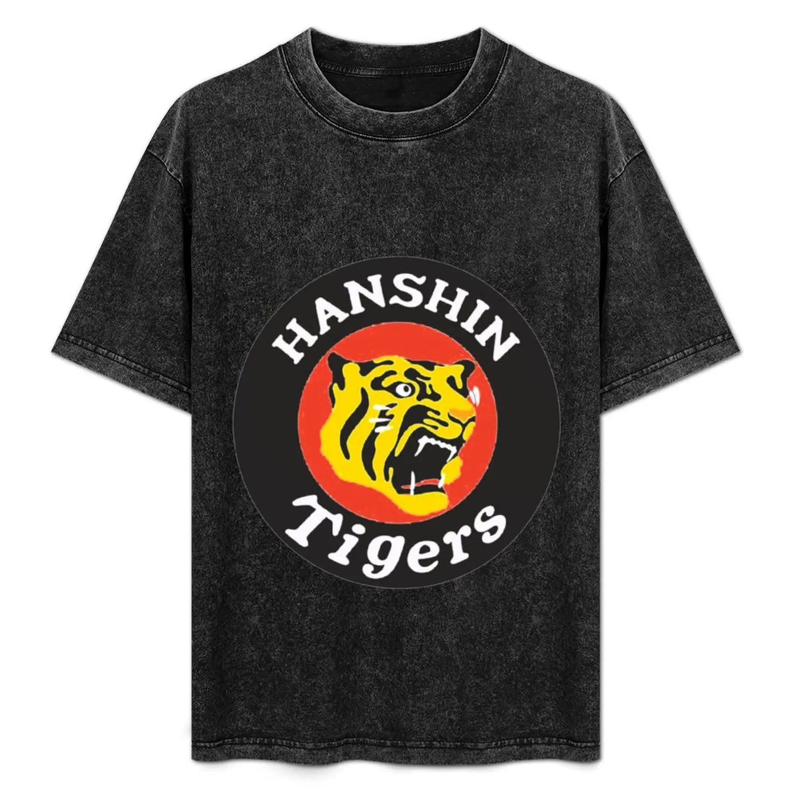 

Hanshin Tigers Vintage Baseball Logo T-Shirt Modern Style Print T-Shirt
