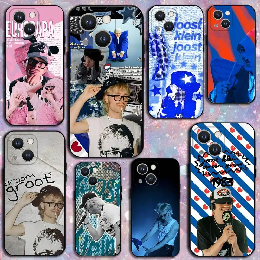

I Love Joost Klein Phone Case For iPhone 16,15,14,13,12,11 Plus,Pro Max,XS,X,XR,SE,Mini,8,7,Soft Silicone Black Cover