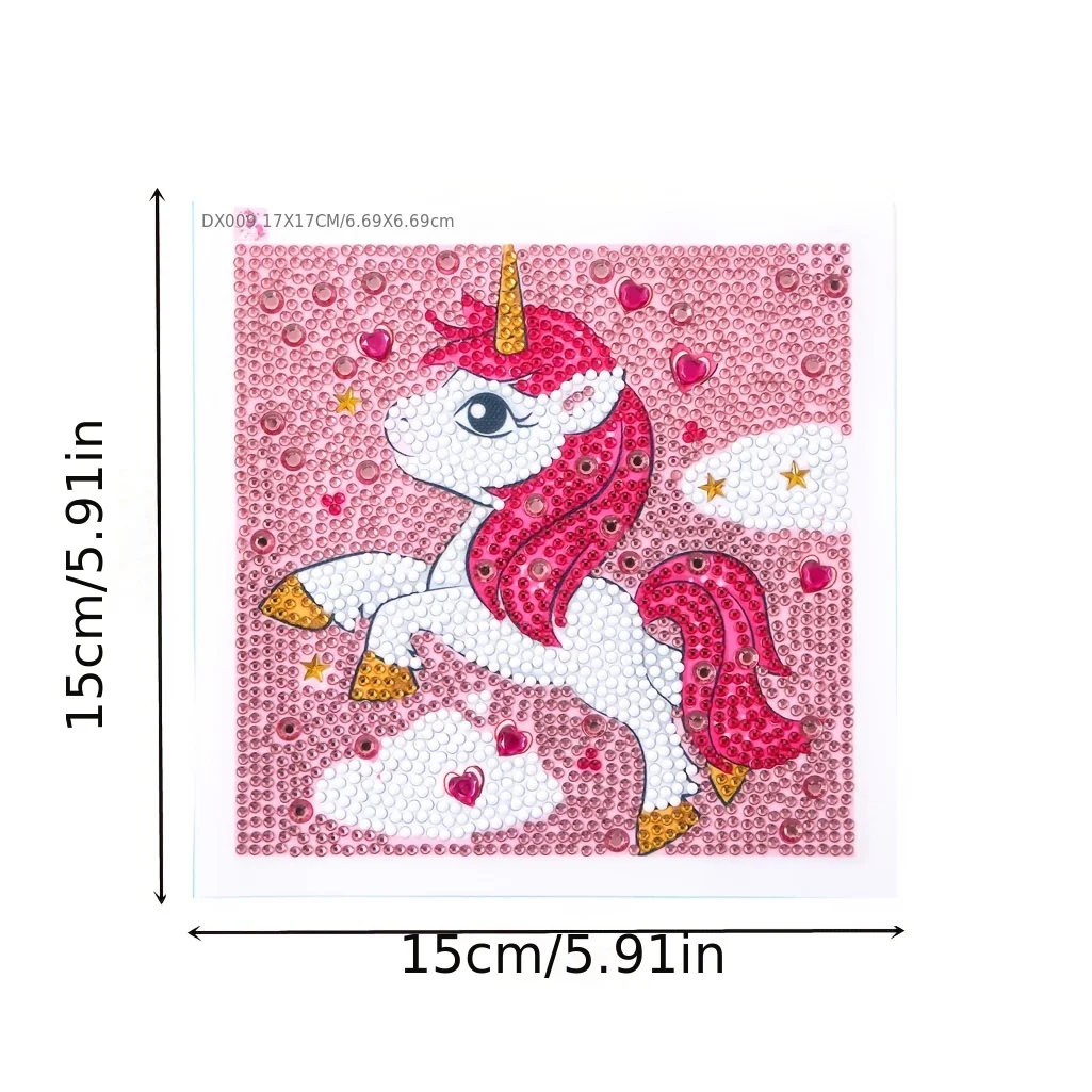 1 Easy 5D Cute Cartoon Animal Fun Diamond Painting Digital Kit Gift