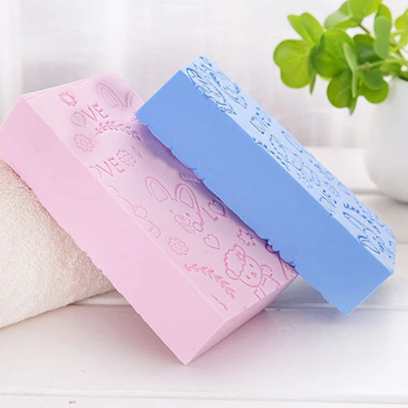 Soft Body Bath Exfoliating Scrub Sponge Shower Brush Body Scrub Exfoliator Skin Cleaner Dead Skin Remover Bathing Tools