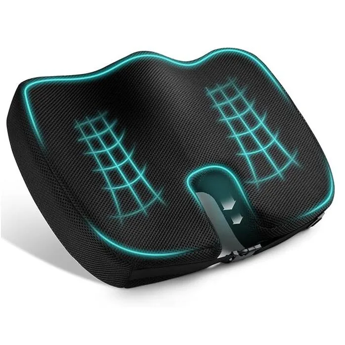 Seat Cushions for Office Chairs,Memory Foam Coccyx Cushion Pads for Tailbone Pain,Sciatica Relief Pillow,Correct Sitting Posture