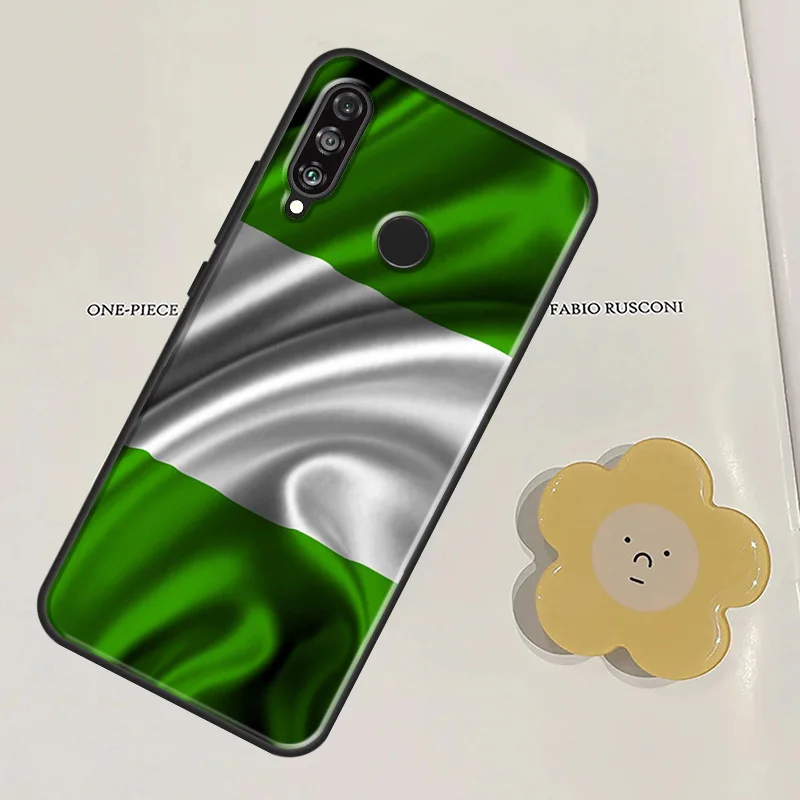 Nigerian flag For Huawei Nova Y60 Y70 Y90 Y61 Y91 3i 7i 8i 11i Nova 11 9 10 SE P20 P30 Pro P40 Lite Case