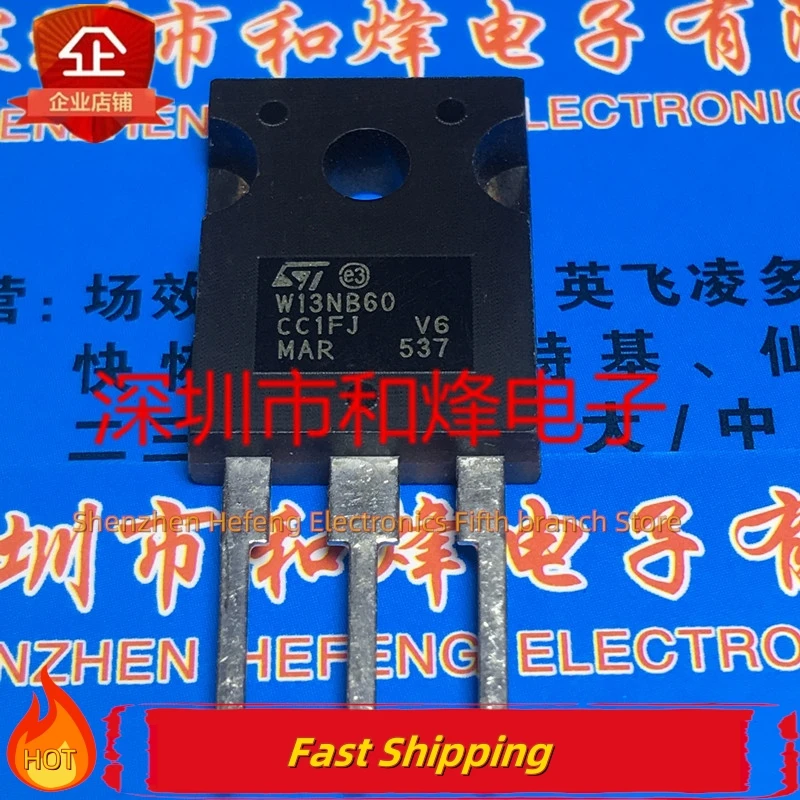 5PCS-10PCS W13NB60 STW13NB60  TO-247 600V 13A  NEW AND ORIGINAL  Quality Can Be Purchased